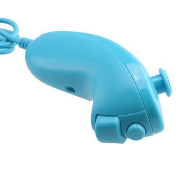 Til Nintendo Wii/Wii U Joystick Wireless Remote Gamepad BLÅ blue