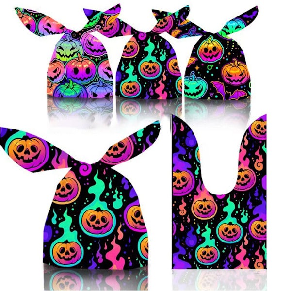 Halloween-godispåsar Bakförpackning A A A