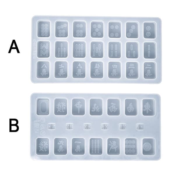 Mahjong Silikoneform Harpiksform A A A