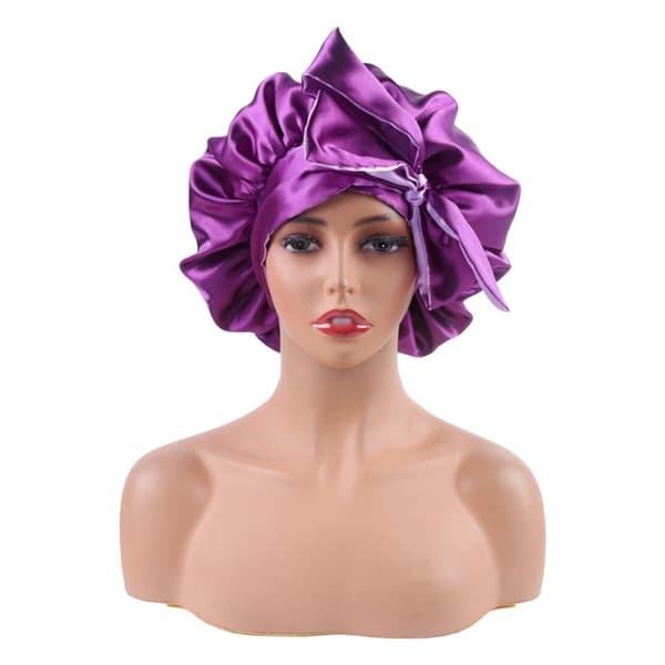 Satin Bonnet Damehatter 6 6 6