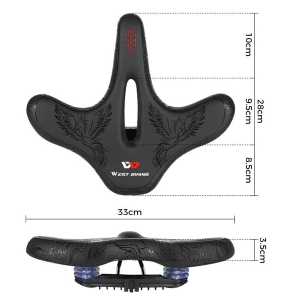 Cykelsits Cykelkudde Plane breddad kudde