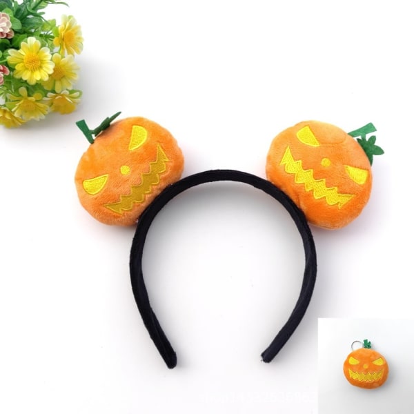 Halloween Pumpkin Hair Hoop -pääpanta 2 2 2