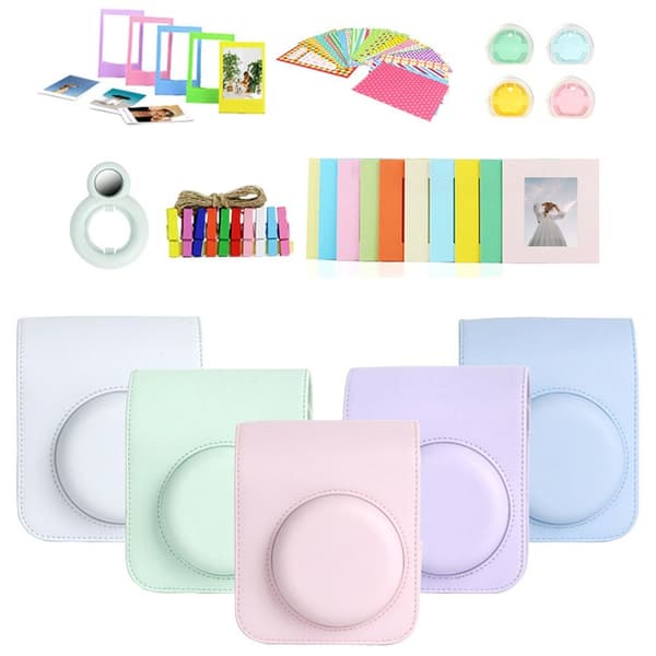 PU-deksel Instant Camera WHITE White