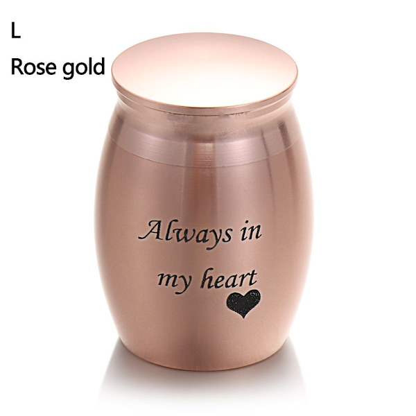 Lemmikkien polttohautausuurnat tuhkapidike muisto ROSE RED L Rose red L