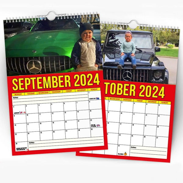 2024 Hasbulal Kalender Vægkalender Hængende Kalender