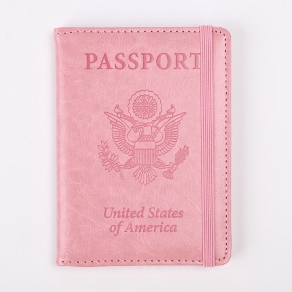 Passdeksel Passholder ROSA pink