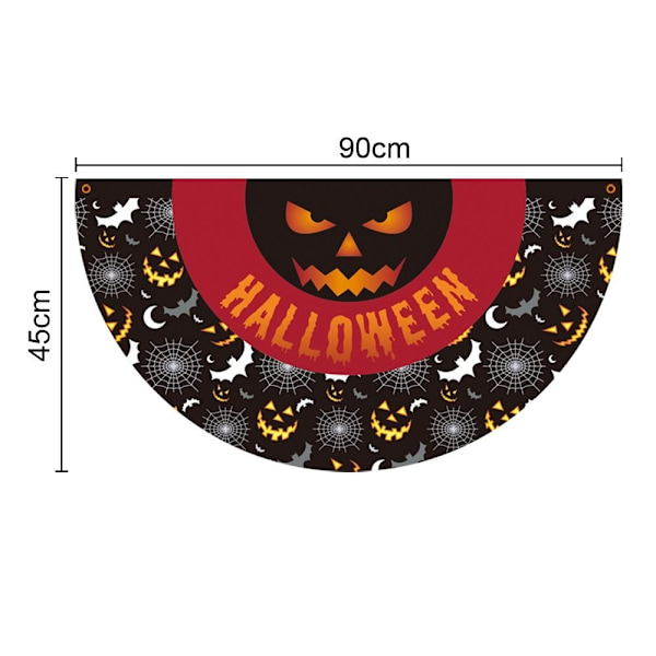 Halloween fläktformad banner Halloween Bunting Flag STIL 5 Style 5