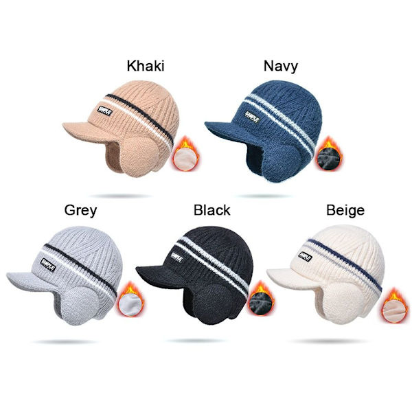 Mössor Mössor Stickad Cap KHAKI khaki