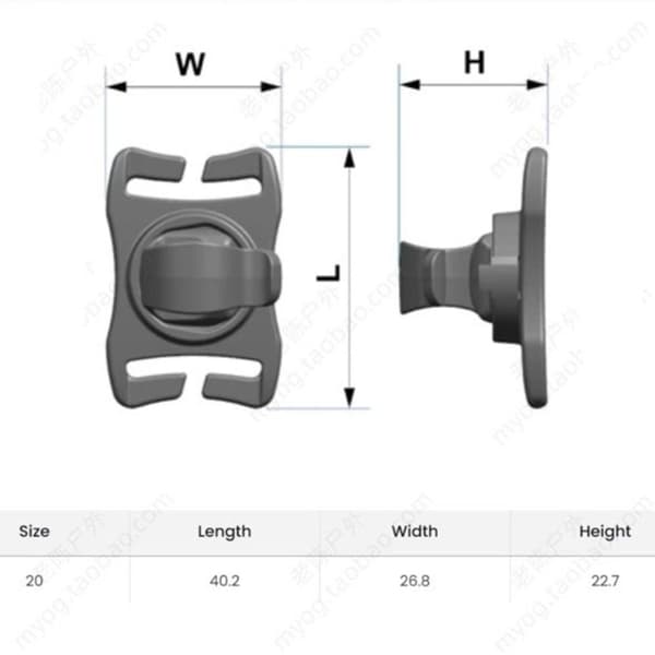 D-rengaspidike Mountain Clamp 2 2 2