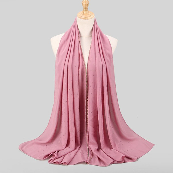 Hovedtørklæde Satin Bandana VINRØD wine red