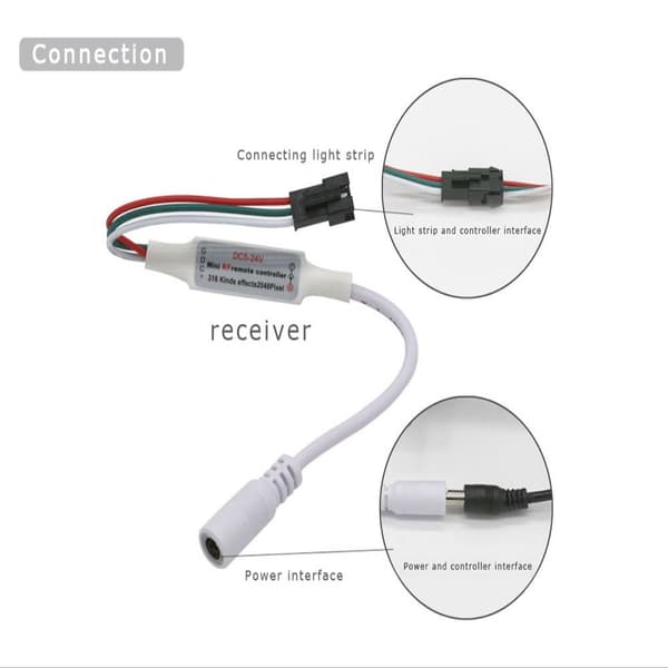 LED lyskontroller lysdimmer fjernkontroll