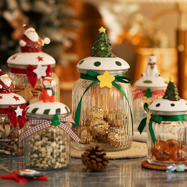 Säilytyspurkki Joulupukin karkkisäiliö MKHRISTMAS TREE JOULUKUU MChristmas Tree
