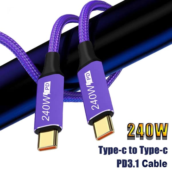 USB-C pikalatauskaapeli Type-C Datajohto 0,5M 0.5m