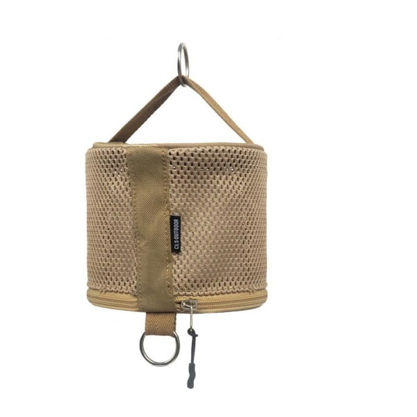 Camping Tissue Pump Pappersrulle Förvaringspåse KHAKI Khaki