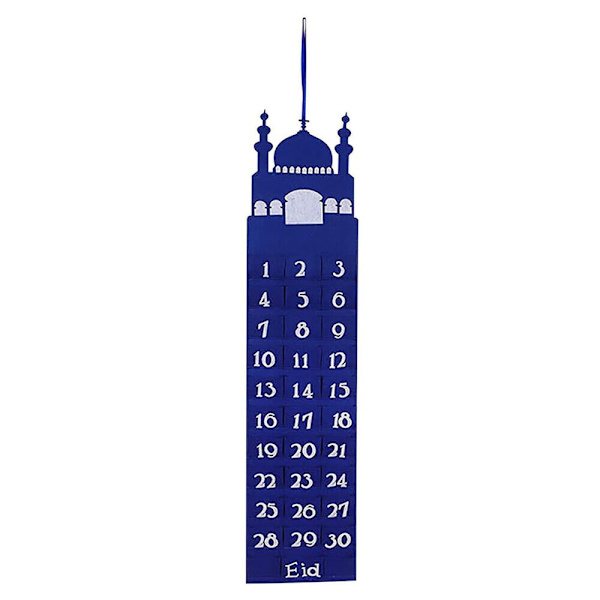 Eid Mubarak -kalenteri Ramadanin seinäripustuslaskentakalenteri 2 2