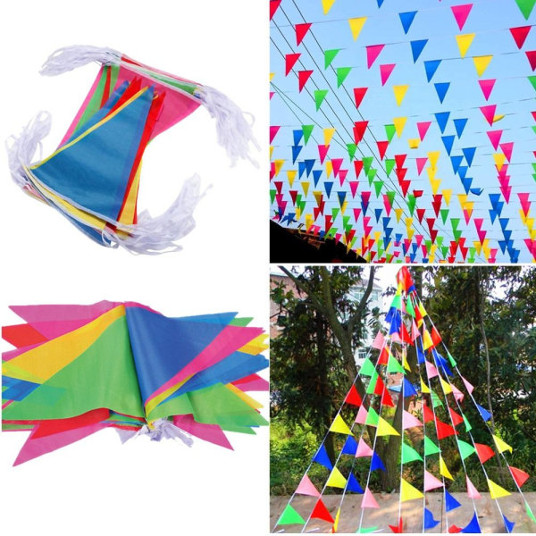 Bunting Triangle Flaggor 80MB B 80MB