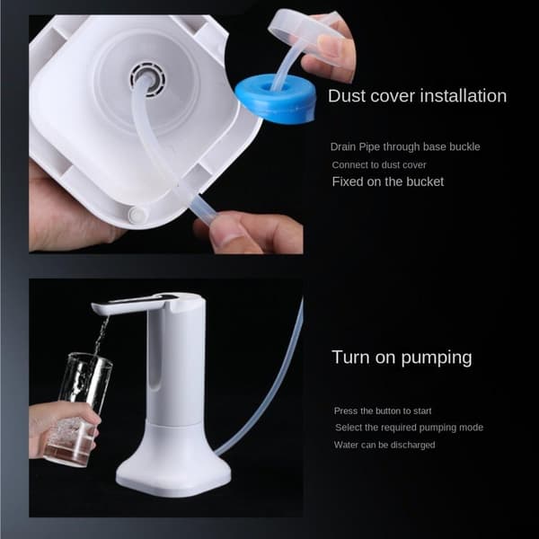 Vesiautomaatin pullopumppu white