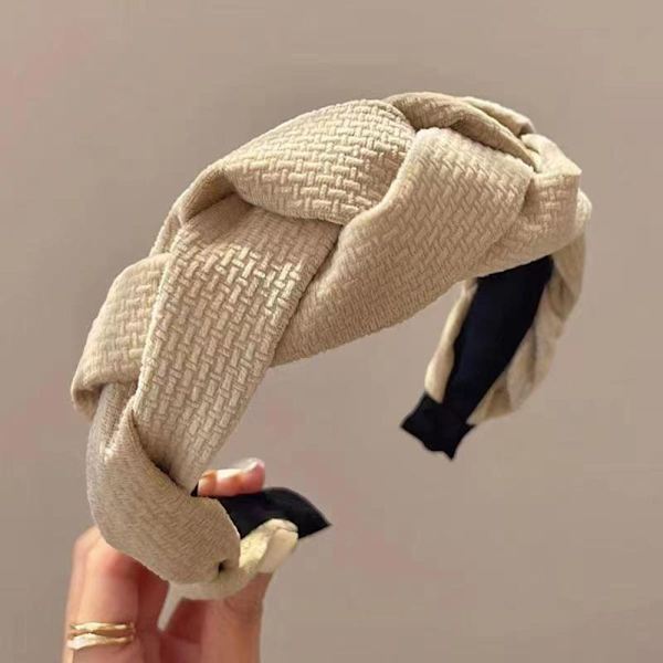 2stk Hårbøyle Hårbånd BEIGE Beige