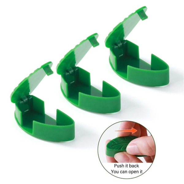 24/30ST Osynlig växtklättringsvägg Fixture Clips GRÖN Green 24PCS-24PCS