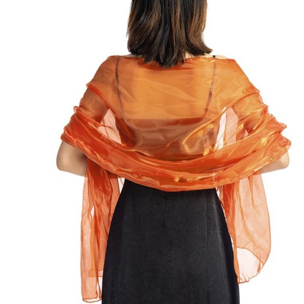 Iltapuvut Huivi Lady Cape Wraps VAALEA ORANSSI VAALEA ORANSSI Light Orange