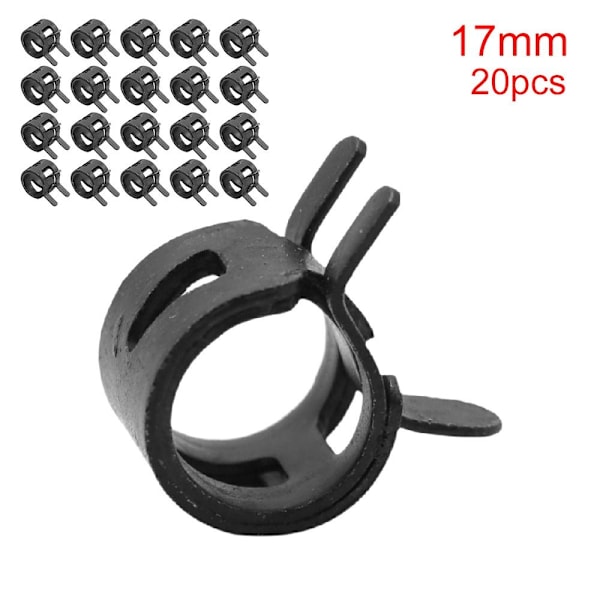 20 stk/parti fjederclips Fastener 20 stk 17 MM 20 stk 17 mm 20pcs 17mm