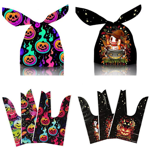 Halloween-godispåsar Bakförpackning B B B