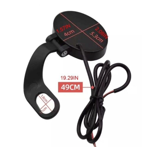 Motorsykkel Intelligent Voltmeter Spenningsvisning For Bil Green