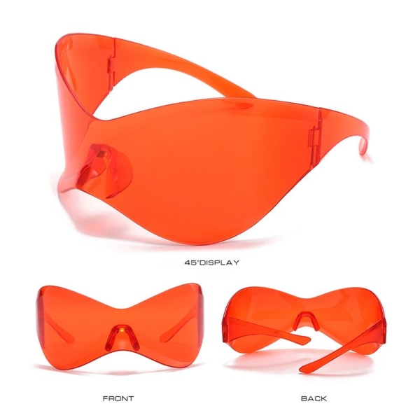 Futuristiske solbriller for menn kvinner C4 C4 C4