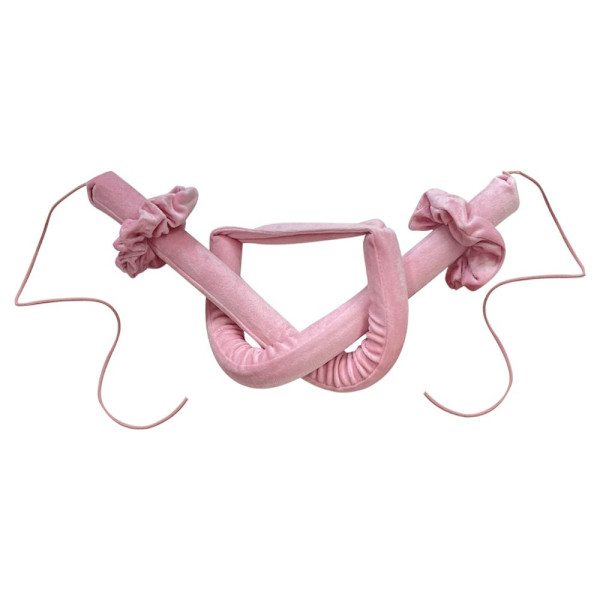 Värmelös Curling Rod Icke-Heat Curling Irons ROSA Pink