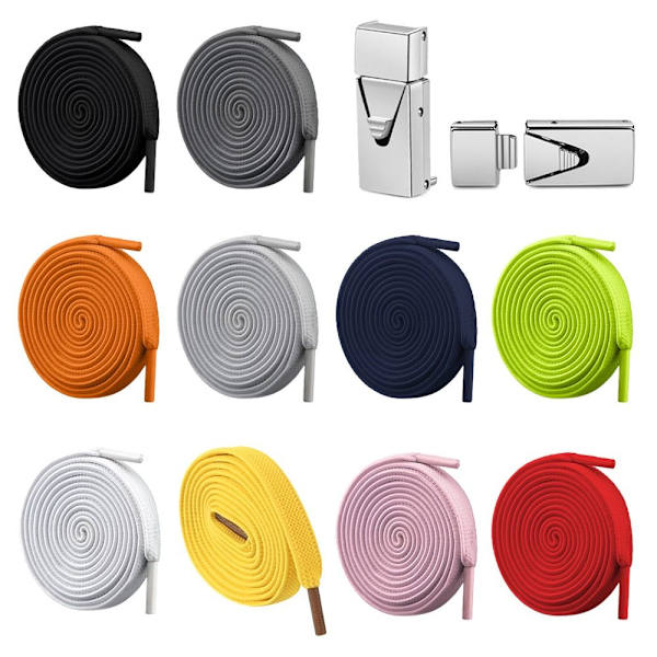 Paina Lock kengännauha Quick No Tie kengännauhat NAVY BLUE navy blue