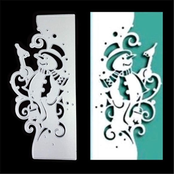 1 stk Lace Sidebar Cutting Dies Snemand Cutting Dies Metal