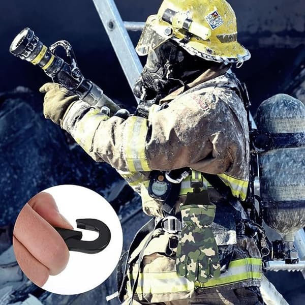 Firefighter Glove Strap Hansker Klemmer 2 2 2