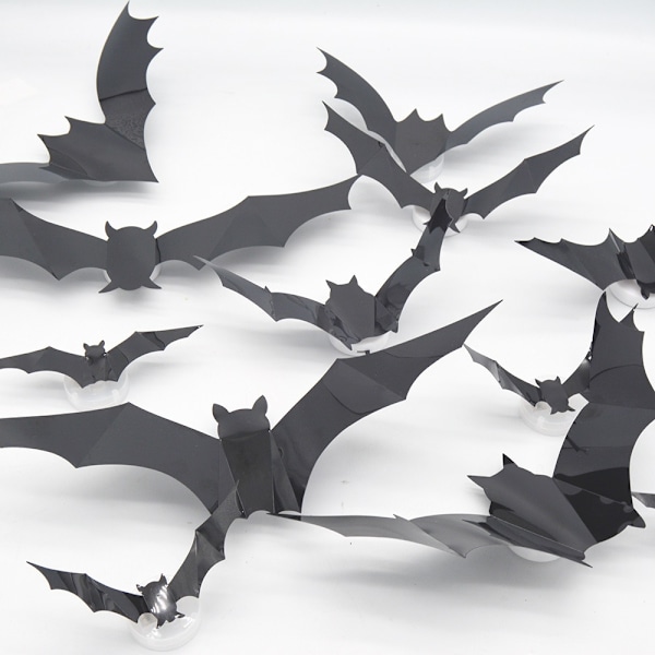 LED-lepakkovalo Halloween-koriste 36 kpl 36 kpl 36Pcs