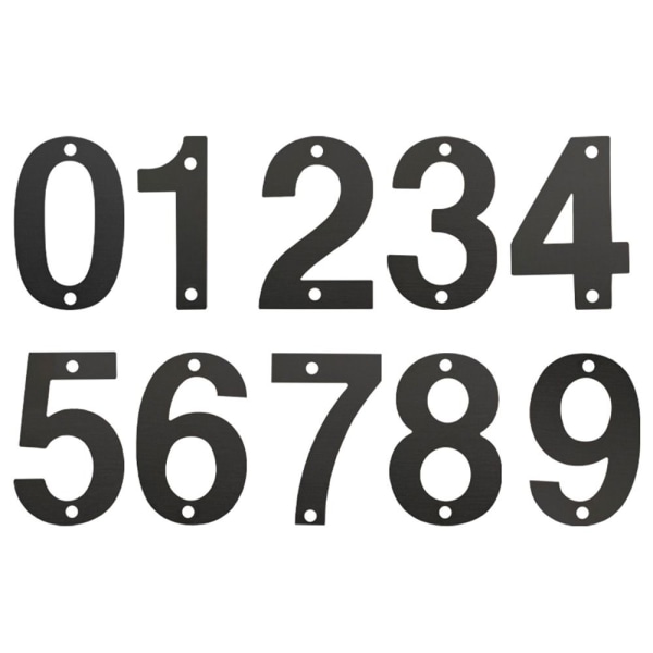 4 tuumaa/10 cm ovitarra Numerokilpi NUMERO 1 NUMERO 1 Number 1