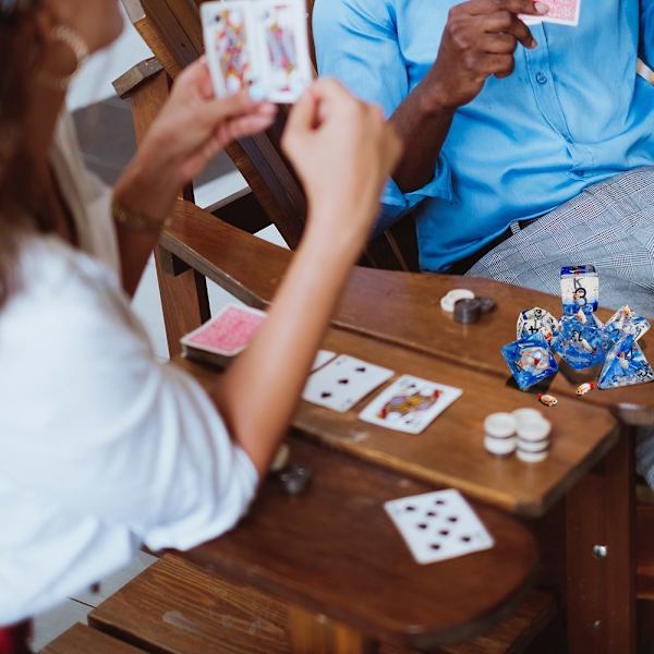 7 st/ set Djurtärningar Set Speltillbehör Inbyggd fisk