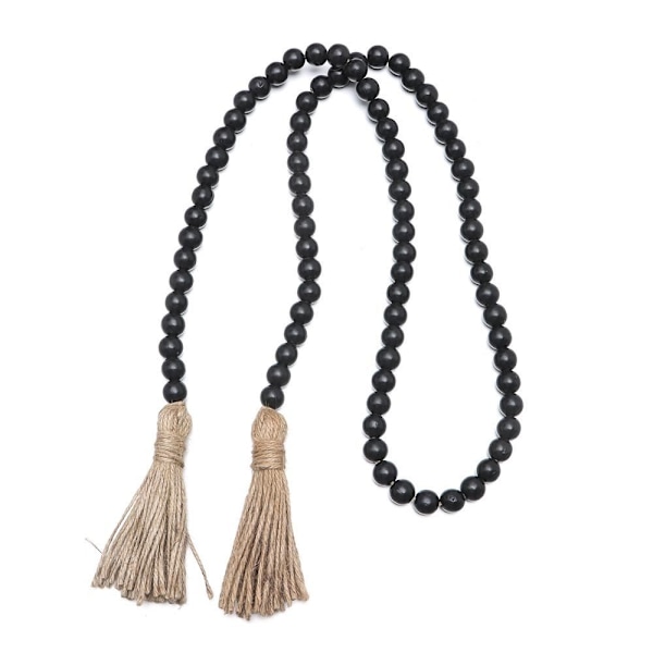 Puiset helmillä koristellut seppeleet maalaistalohelmet Rustic MUSTA 84 HELMET 84 black 84 beads-84 beads