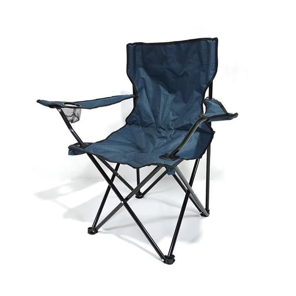 Hopfällbara Campingstolar Utomhusstol SVART black