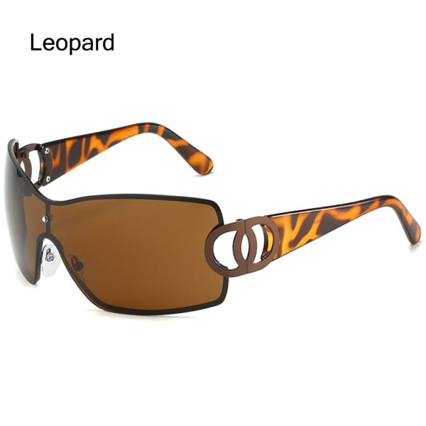 Solglasögon för kvinnor Y2K Solglasögon LEOPARD Leopard