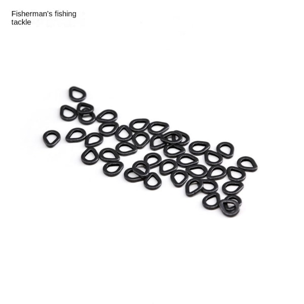 100 stk Fishing Barrel Swivel Fishing Snap S S