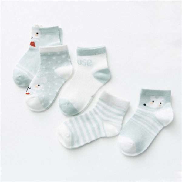 5 Par Baby Toddler GRÖN XS Green XS