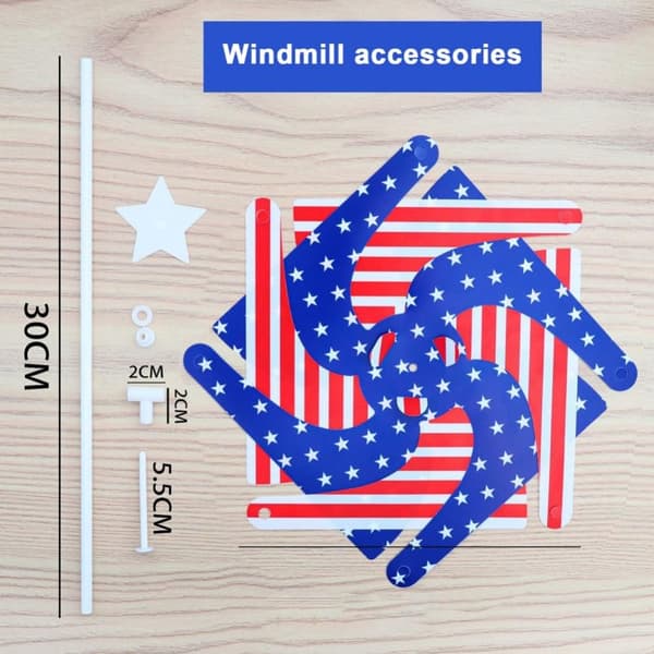 Amerikkalainen tuulimyllylelu 21 cm 21cm
