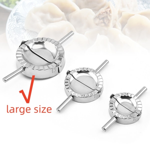 Slev Dumpling Tool Dumpling Maker 2-i-1 degskärare/knödel
