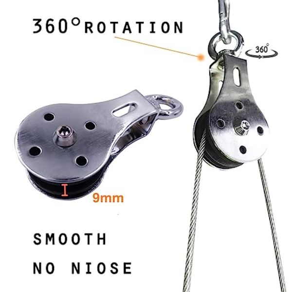 Single Pulley Block Wire Rope Pulley Wheel