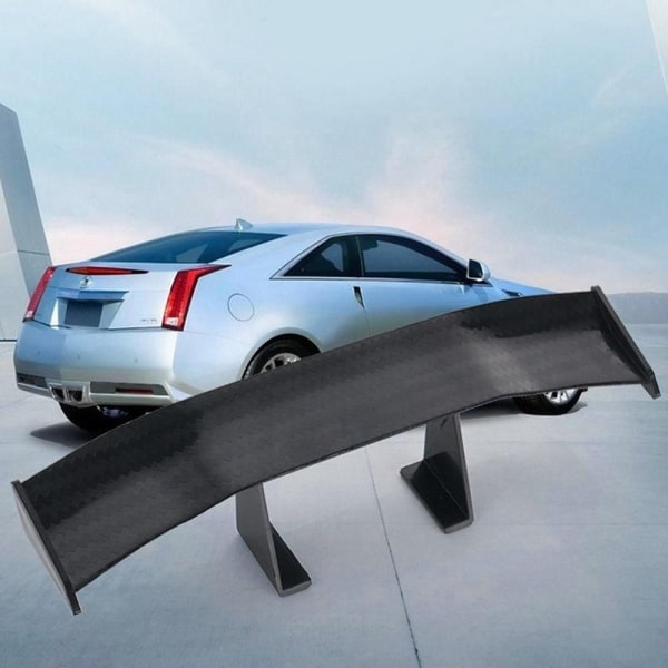 3stk Mini Spoiler Bil Haledekoration SORT black