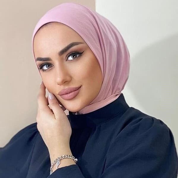 Head Wrap Sjal Muslim Bonnet GRÅ Grey