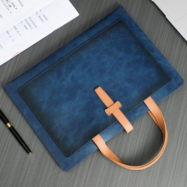 Business Document Bag Kannettavan tietokoneen käsilaukku HARMAA grey