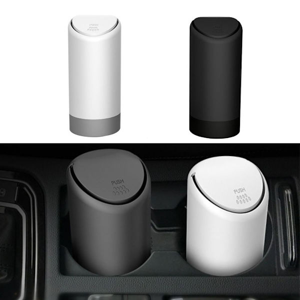 Bilsoptunna soptunna case VIT White