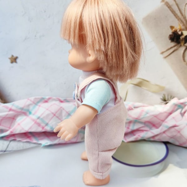 1 Set 25cm Dockkläder Mode Bomullsbyxor ROSA Pink