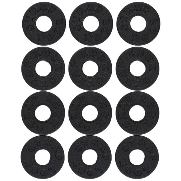 12st Gitarrband Lås Bas Bälte Block Lås Gummi