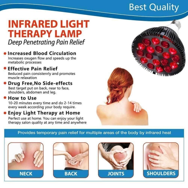 Terapi lys infrarød terapi LED pærer